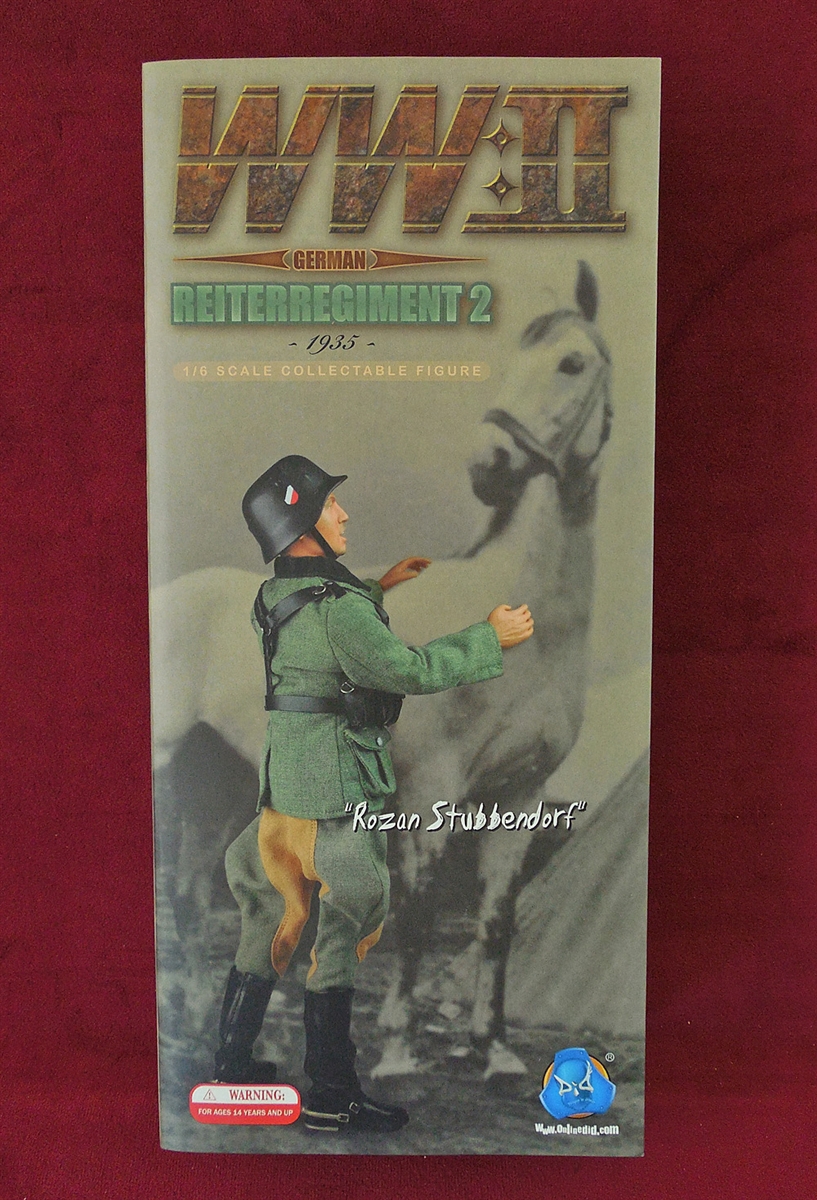 DID CORP 1935 GERMAN REITERREGIMENT 2 ROZAN STUBBENDORF 1/6 SCALE